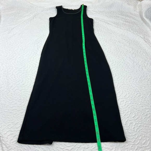 Marine Layer Lexi Ribbed Midi Dress Black S - Picture 7 of 8